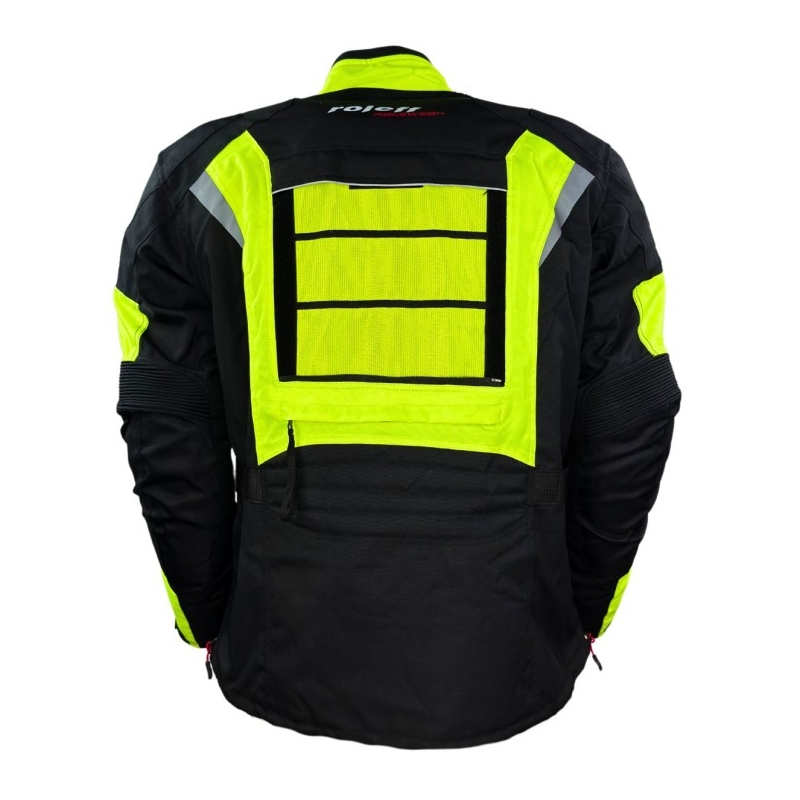 Mootorratta jope Roleff Kodra Enduro must-fluo kollane