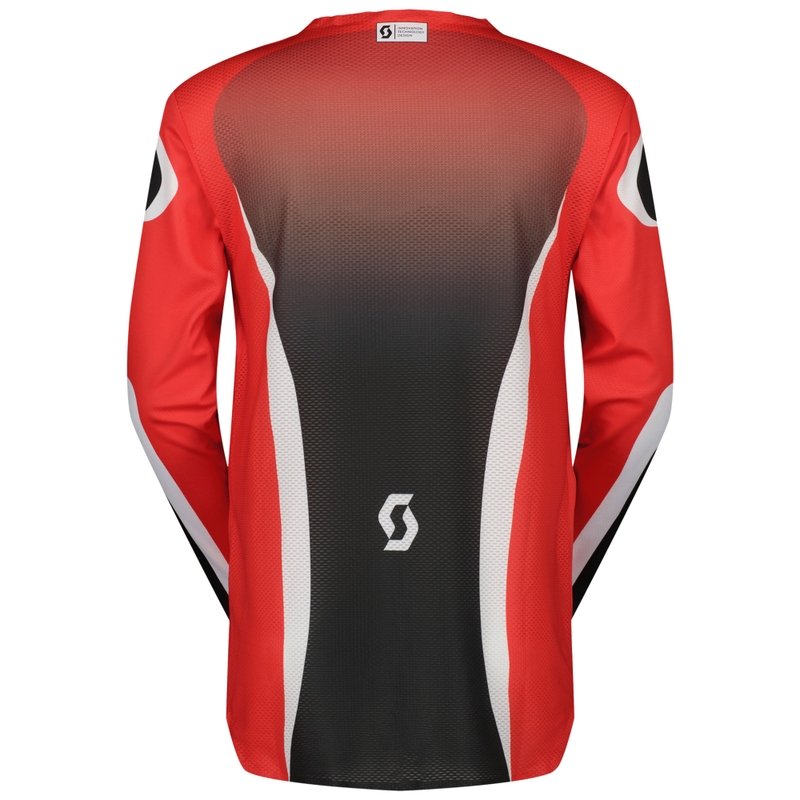 Motokrossitrikoo SCOTT Podium Pro punane-must trikoo