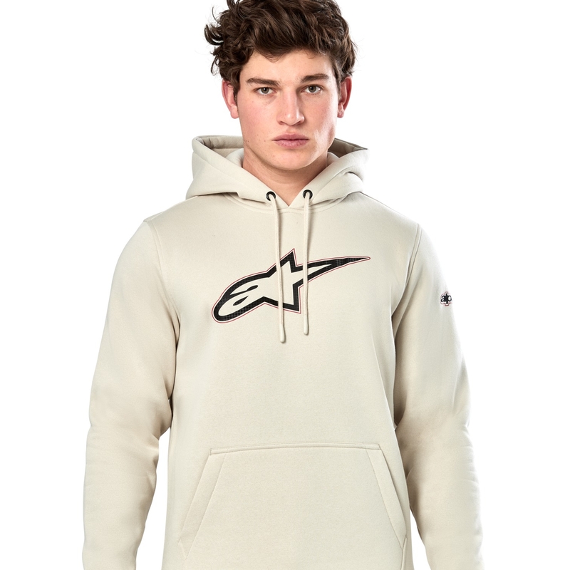 Mikina Alpinestars Insignia Hoodie bílá offwhite