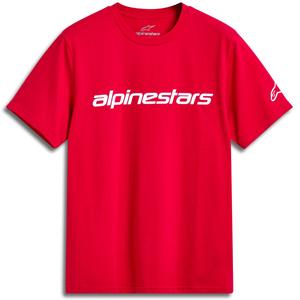 T-särk Alpinestars Linear Wordmark 2.0 CSF punane ja valge