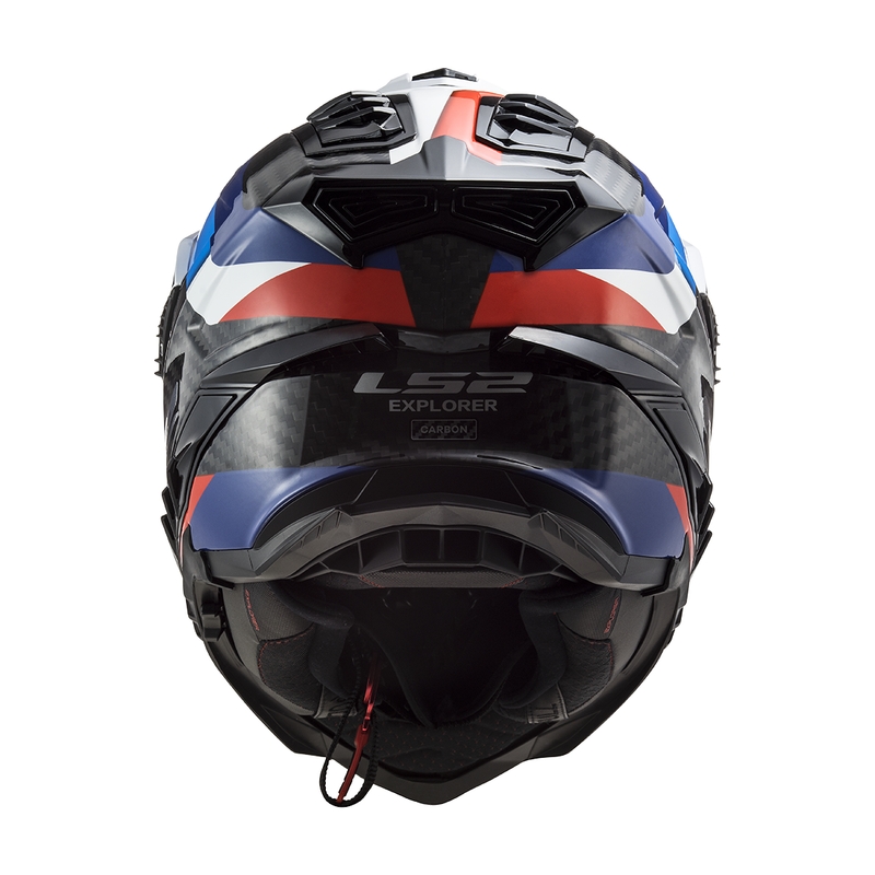 Enduro mootorratta kiiver LS2 MX701 C Explorer Frontier must-sinine