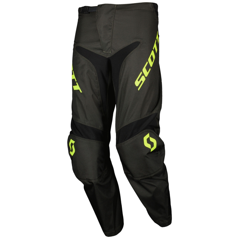 SCOTT Compete motokrossi püksid must-fluo kollane