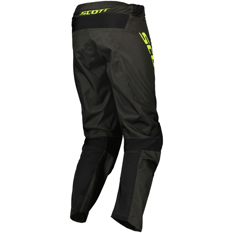 SCOTT Compete motokrossi püksid must-fluo kollane