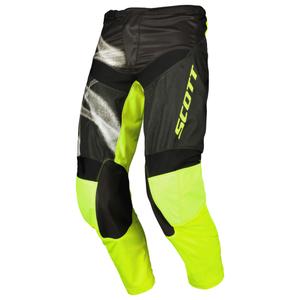 Motokrossi püksid SCOTT EVO Dirt must-fluo kollane