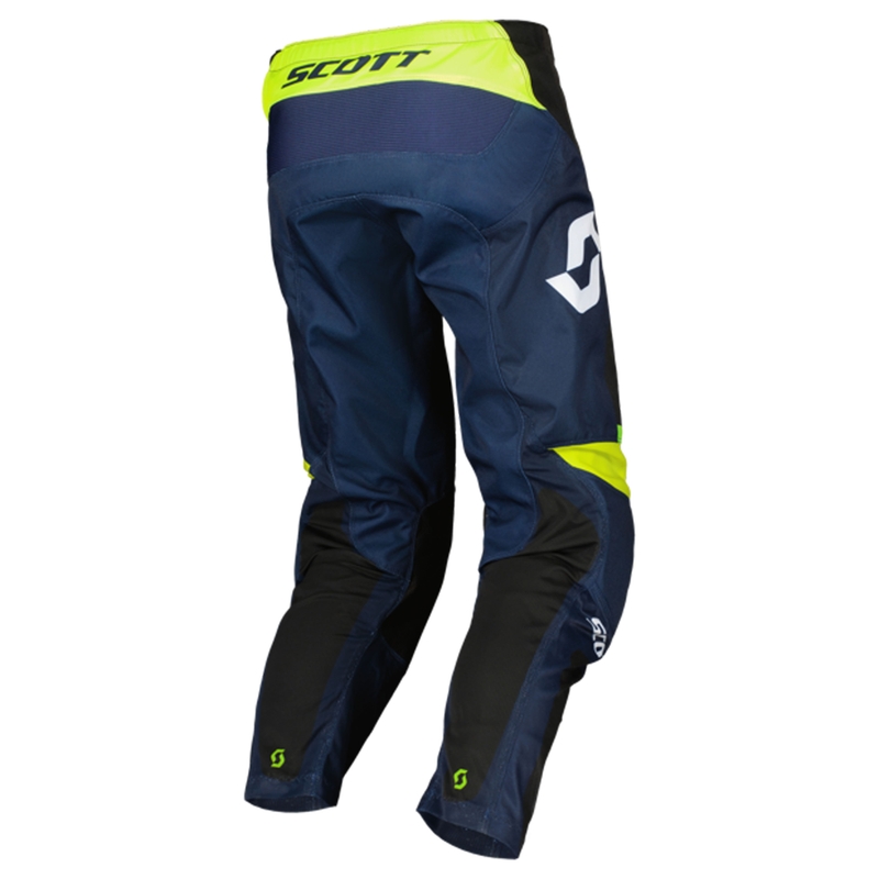 Motokrossi püksid SCOTT EVO Race lilla-fluo kollane
