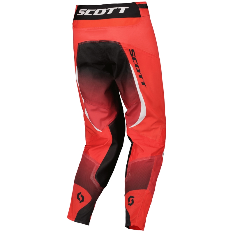 Motokrossi püksid SCOTT Podium PRO punane-mustad