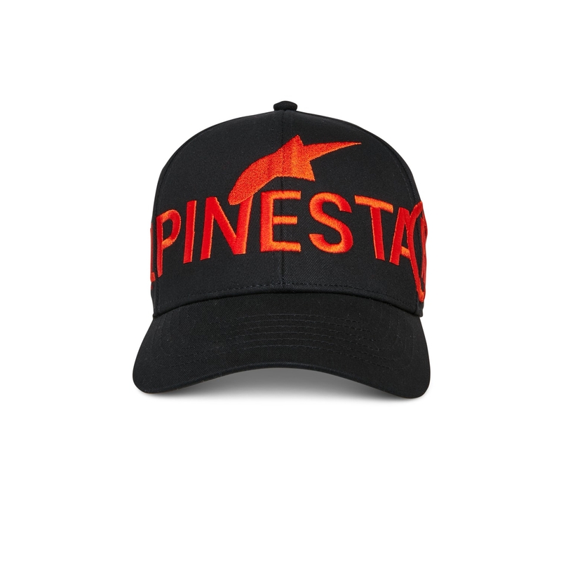 Aplinestars Committed müts must ja punane