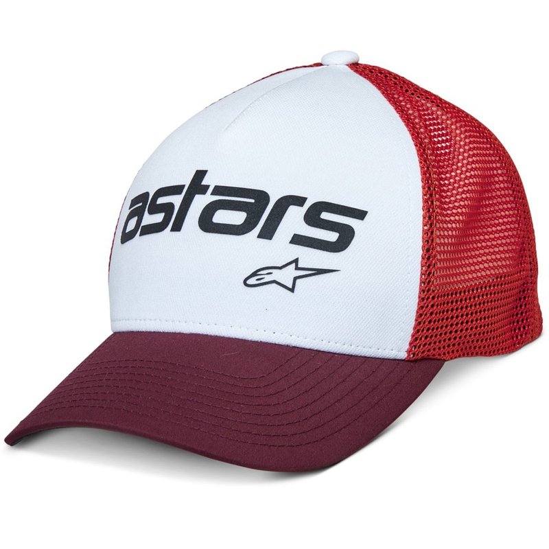Alpinestars Vital Trucker müts valge-pruun-punane-oranž