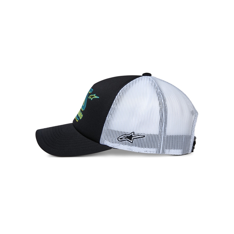 Alpinestars Ayess Trucker müts must ja valge