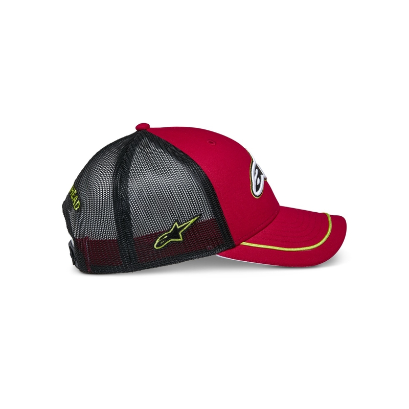 Alpinestars Exceed Trucker müts punane ja must