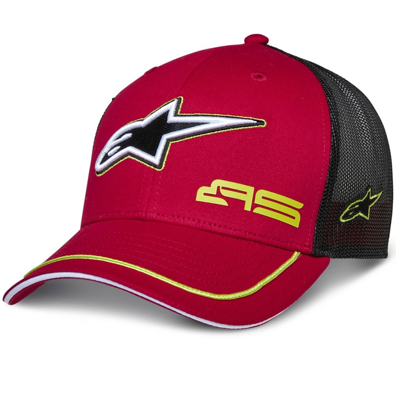 Alpinestars Exceed Trucker müts punane ja must