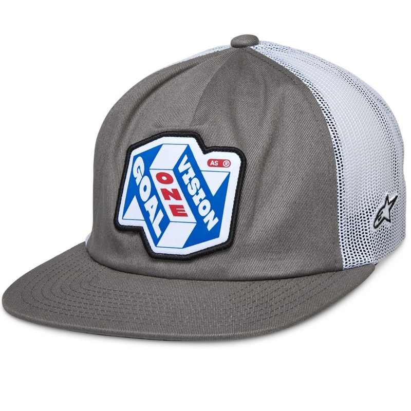 Alpinestars That Way Trucker müts hall ja valge