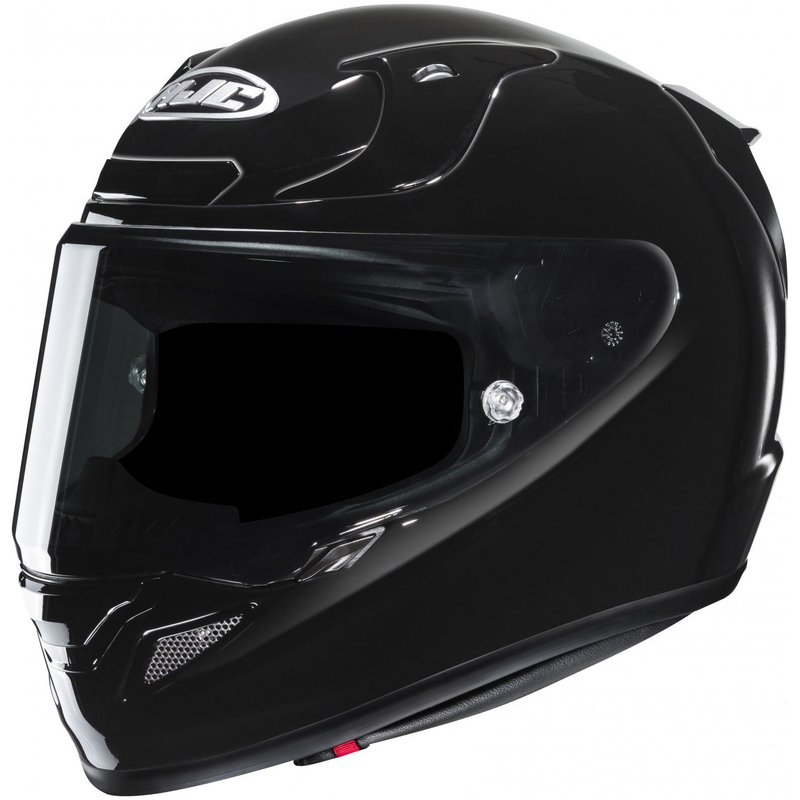 HJC RPHA 12 Solid Gloss Black Integral mootorratta kiiver
