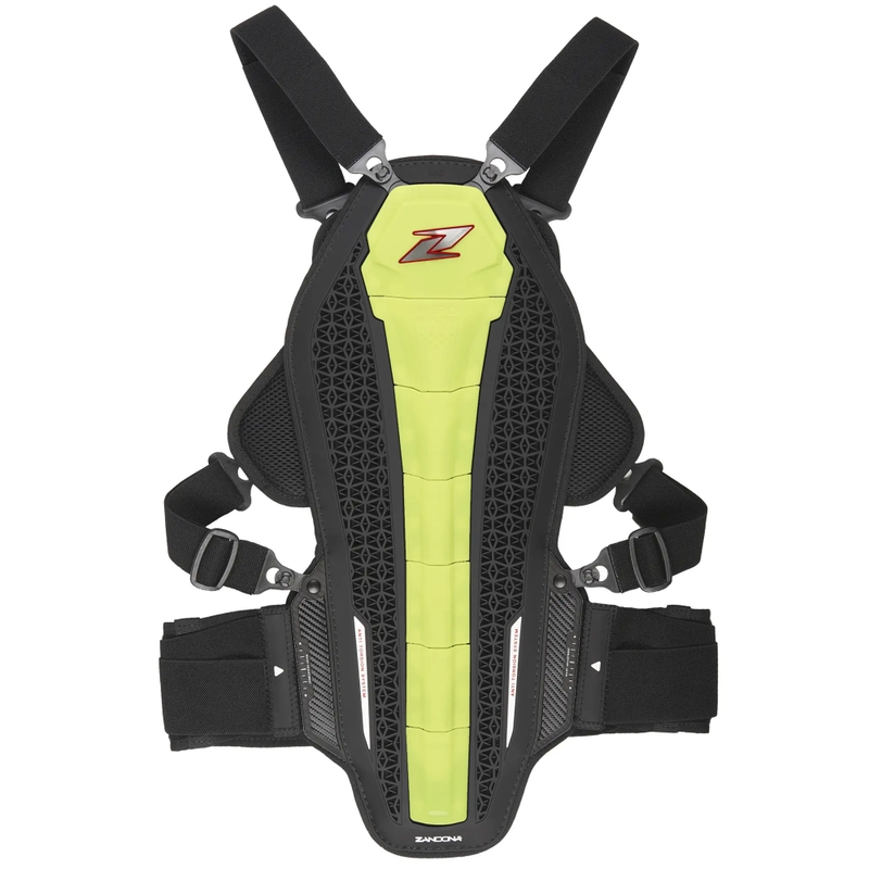 Selja- ja rinnakaitse Zandona Hybrid Armour X6 fluo kollane 158 - 167 cm