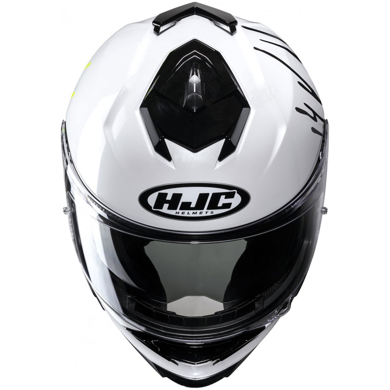 Integreeritud mootorratta kiiver HJC i71 Celos MC3H valge-must-kollane