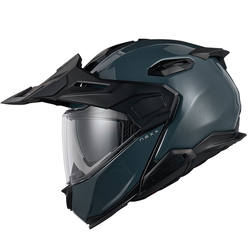 Nexx X.Lifecountry Plain sinine flip-up mootorratta kiiver