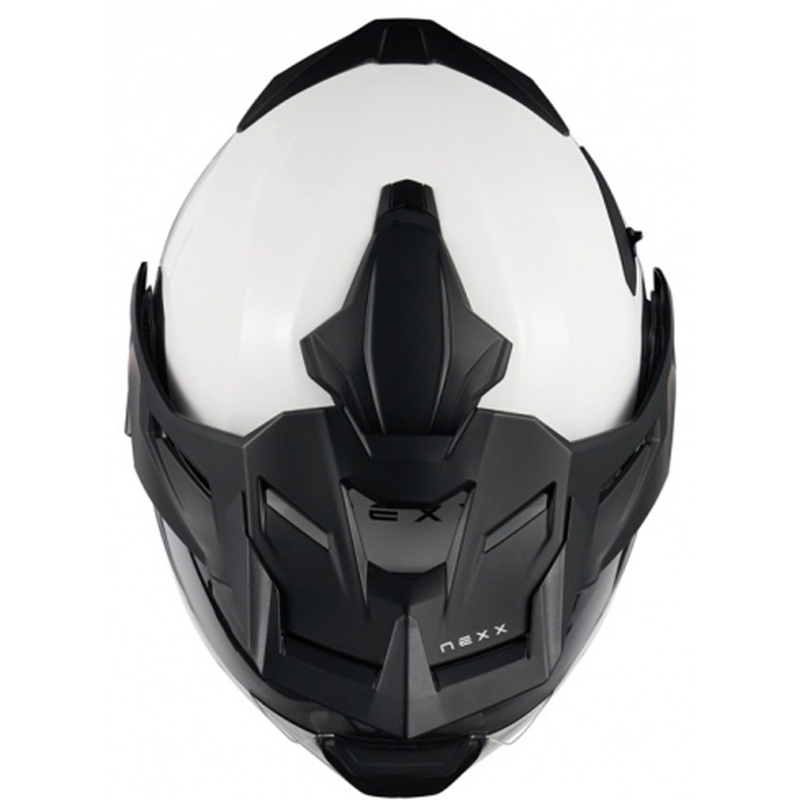 Nexx X.Lifecountry Plain valge flip-up mootorratta kiiver allahindlus