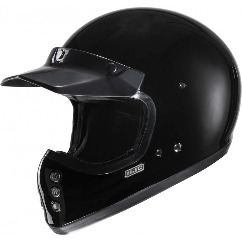 Integreeritud mootorratta kiiver HJC V60 Solid must