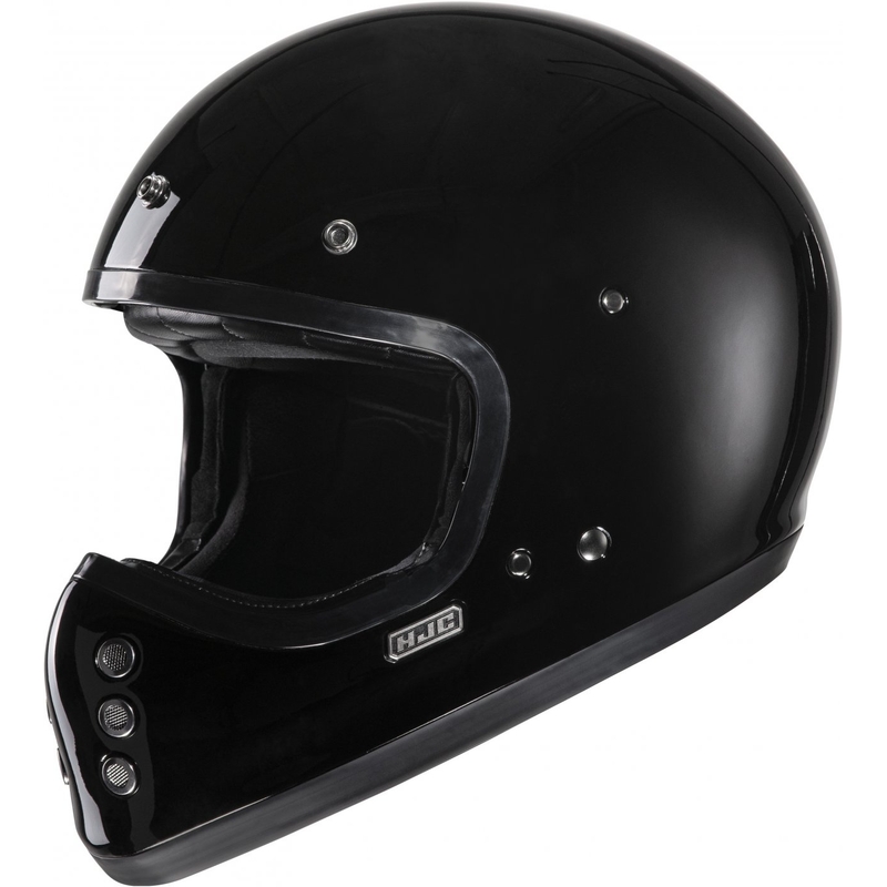 Integreeritud mootorratta kiiver HJC V60 Solid must