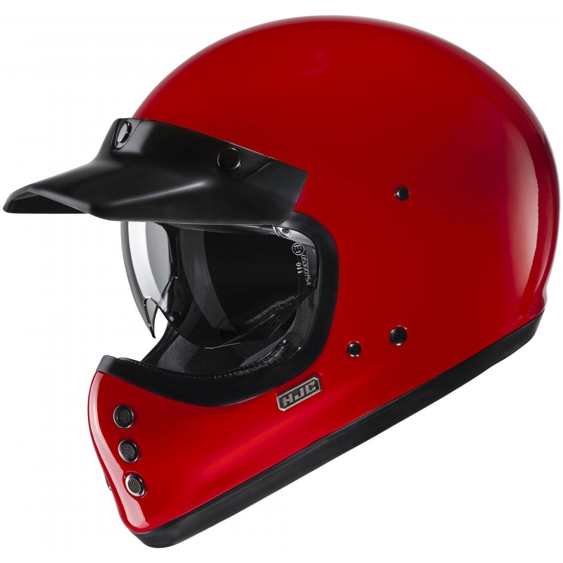 Integreeritud mootorratta kiiver HJC V60 Solid sügavpunane