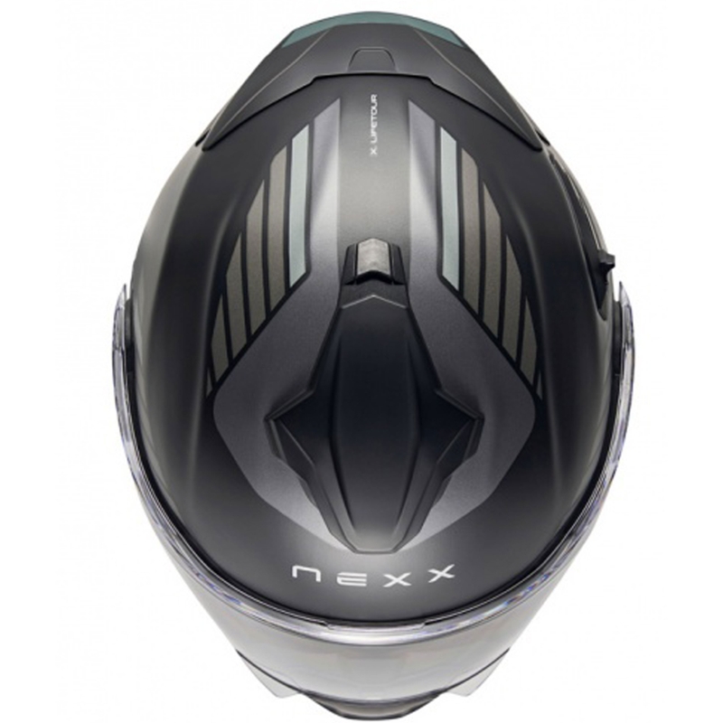 Flip-up mootorratta kiiver Nexx X.Lifetour Globe matt must-hall allahindlus