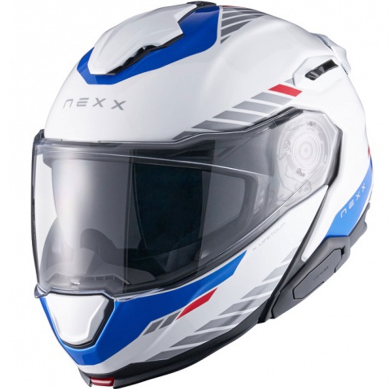 Nexx X.Lifetour Globe mootorratta kiiver valge-sinine