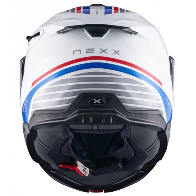 Nexx X.Lifetour Globe mootorratta kiiver valge-sinine