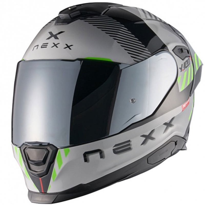 NEXX Y.100R Fade hall-must integraalne mootorratta kiiver
