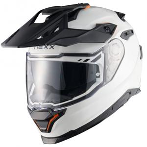 Enduro mootorratta kiiver NEXX Y.TRAVL Lihtne valge