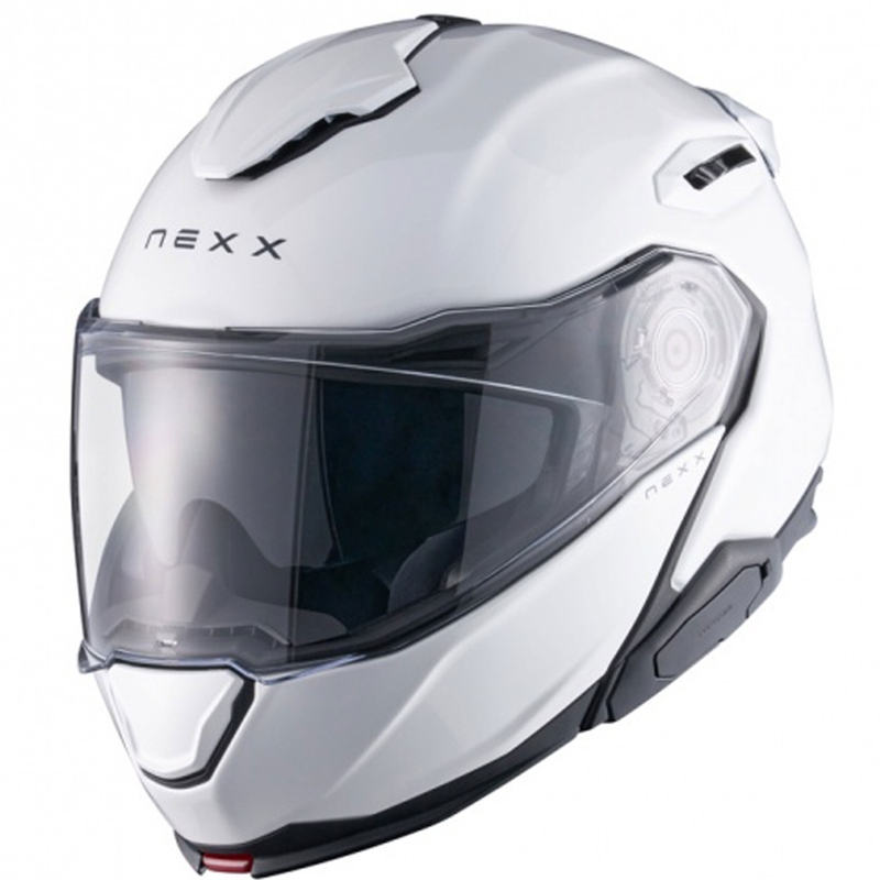 Nexx X.Lifetour Plain matt valge klappkiiver mootorratta kiiver