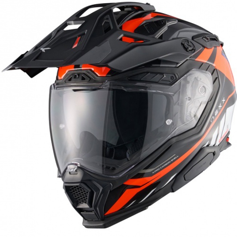 Enduro mootorratta kiiver Nexx X.WED3 Gobi oranž ja valge allahindlus