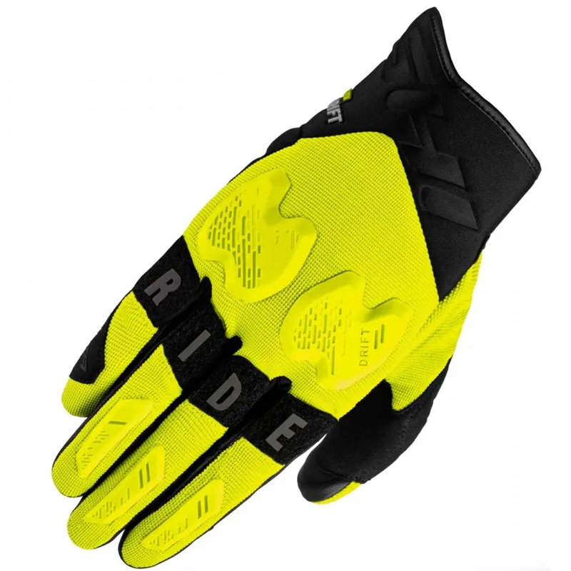 Mootorrattakindad Shima Drift fluo kollane-mustad