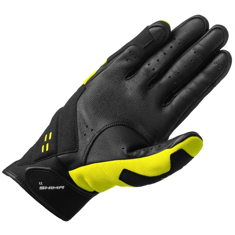 Mootorrattakindad Shima Drift fluo kollane-mustad
