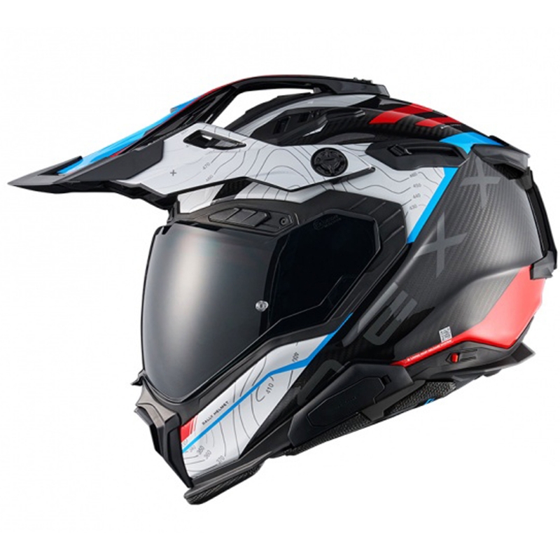 Enduro mootorratta kiiver Nexx X.WED3 Furka sini-punane