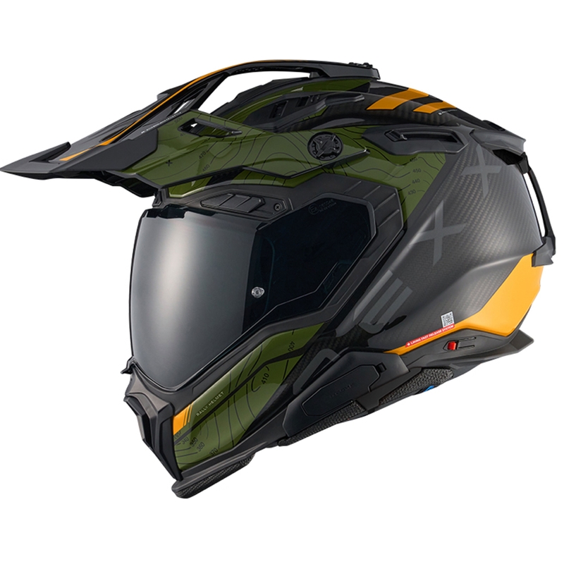 Enduro mootorratta kiiver Nexx X.WED3 Furka roheline-kollane