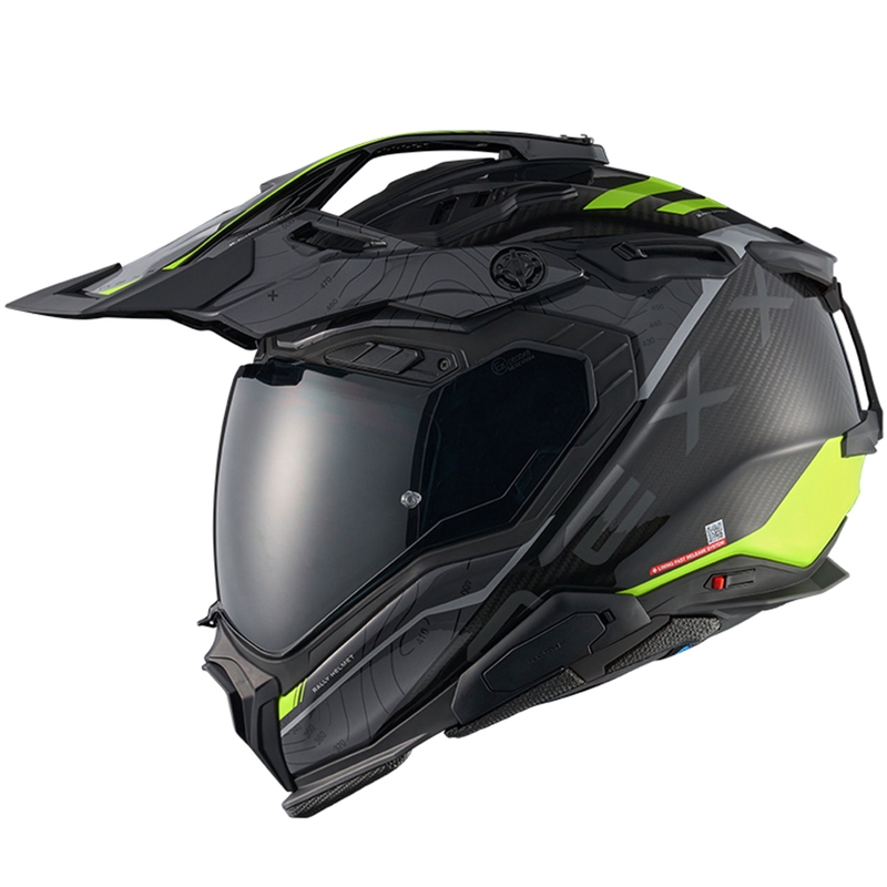 Enduro mootorratta kiiver Nexx X.WED3 Furka hall-fluo kollane