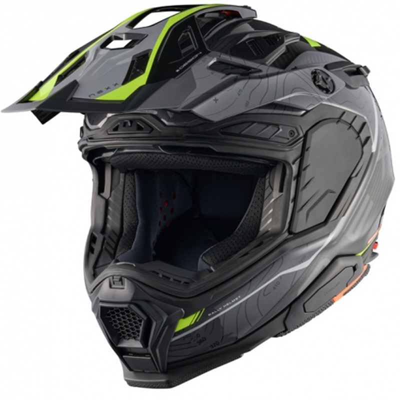 Enduro mootorratta kiiver Nexx X.WED3 Furka hall-fluo kollane