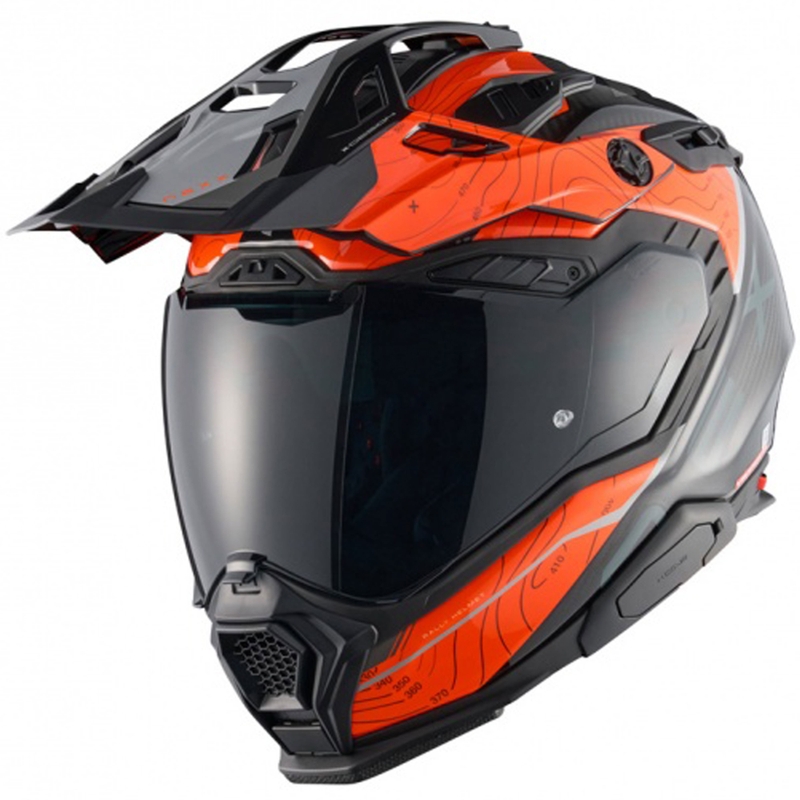 Enduro mootorratta kiiver Nexx X.WED3 Furka oranž-hall