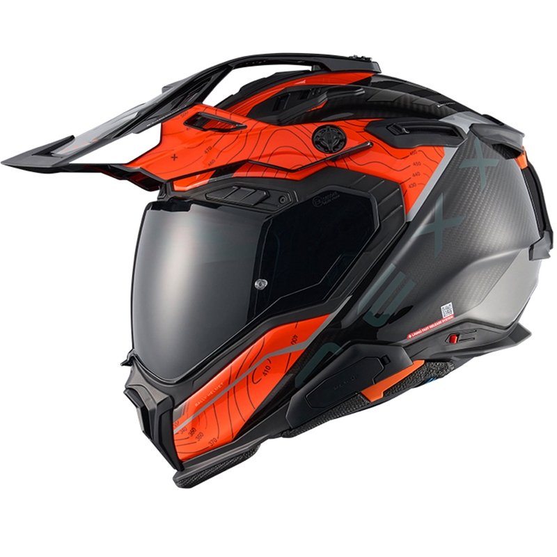 Enduro mootorratta kiiver Nexx X.WED3 Furka oranž-hall