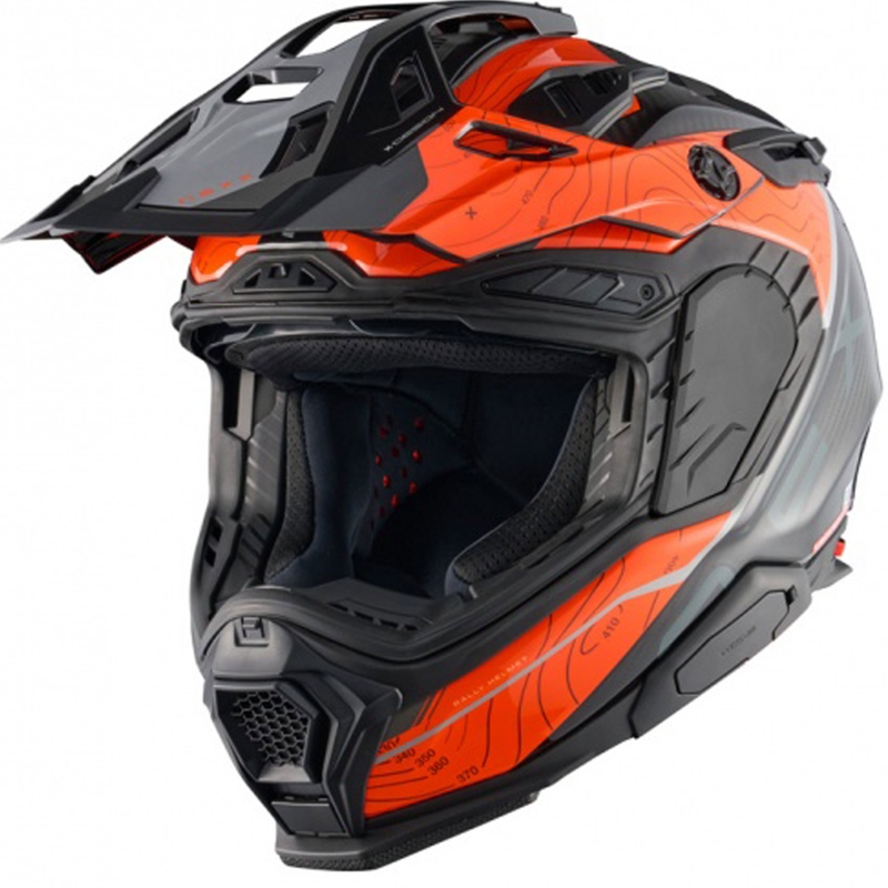 Enduro mootorratta kiiver Nexx X.WED3 Furka oranž-hall