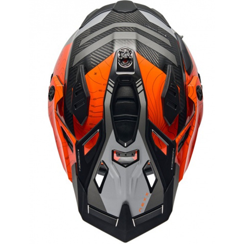 Enduro mootorratta kiiver Nexx X.WED3 Furka oranž-hall