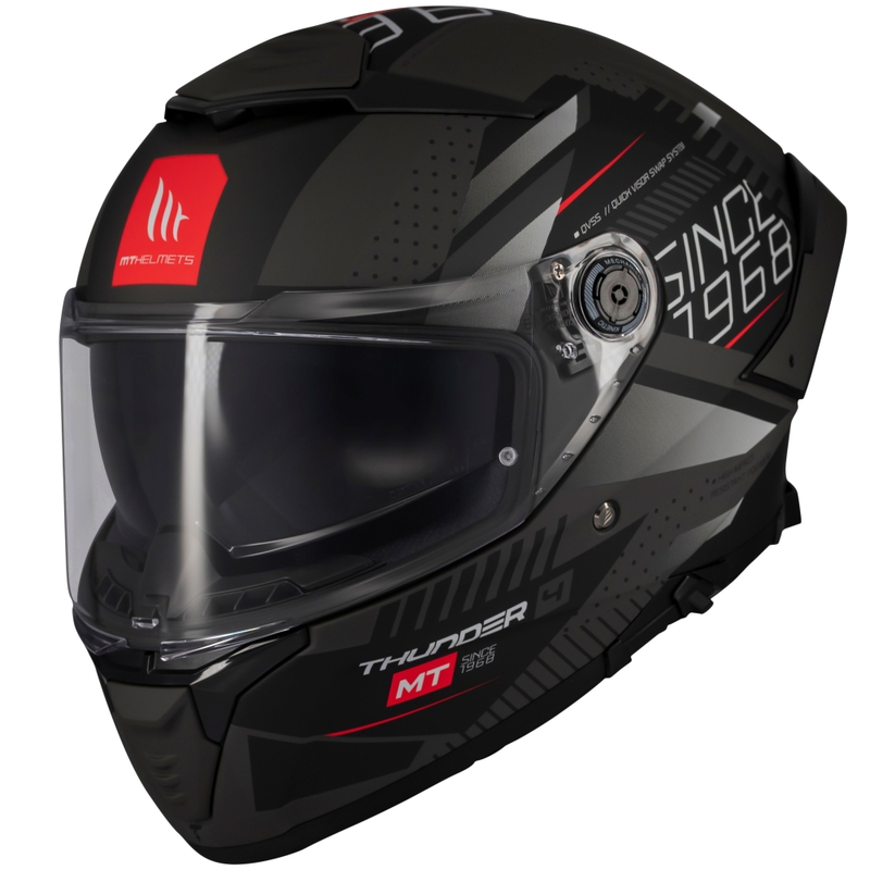 Täismaskiiver MT Thunder 4 SV Luminence mattmust