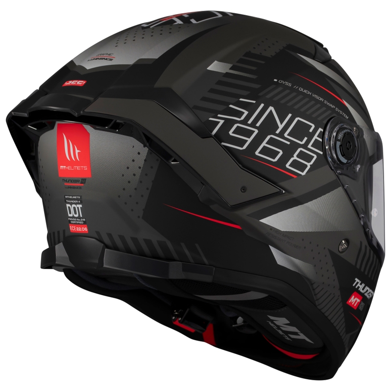 Täismaskiiver MT Thunder 4 SV Luminence mattmust