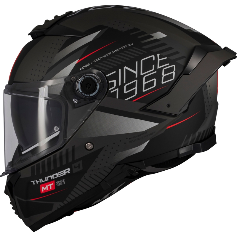 Täismaskiiver MT Thunder 4 SV Luminence mattmust