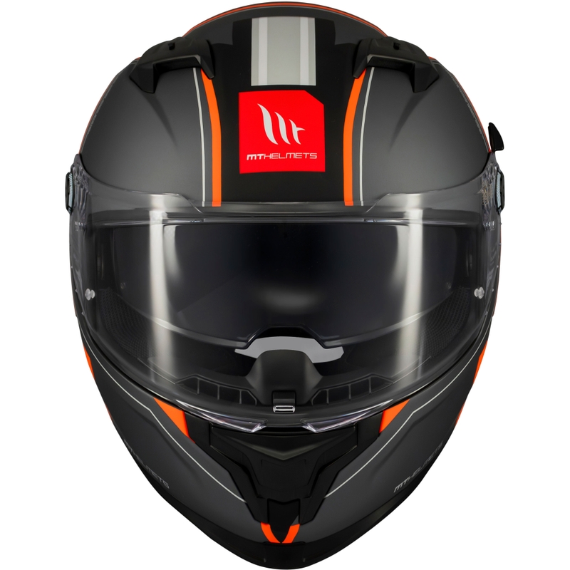 MT Braker SV Charm integreeritud mootorratta kiiver matt must-oranž