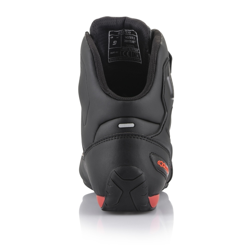 Alpinestars Faster 3 Drystar Black-Fluo Red mootorratta saapad