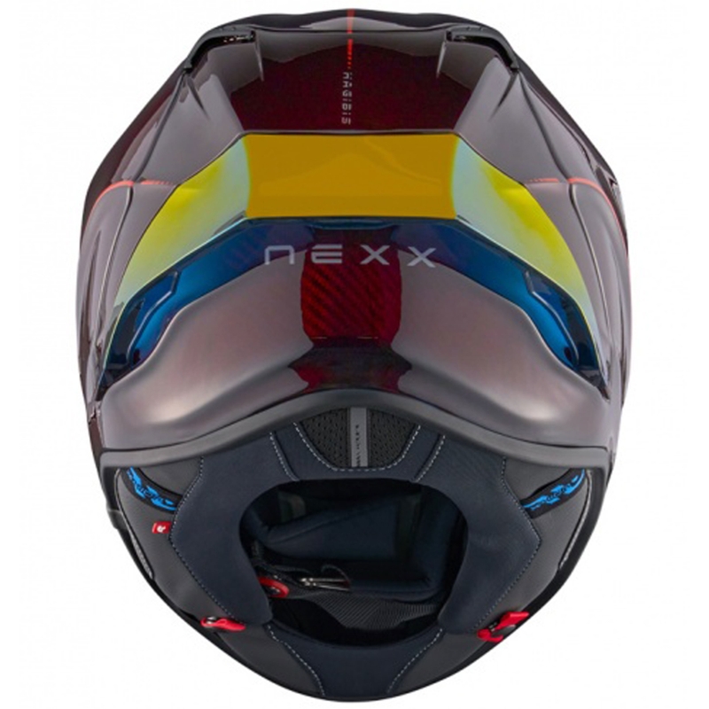 Integreeritud kiiver mootorratta Nexx X.R3R Hagibis Carbon punane