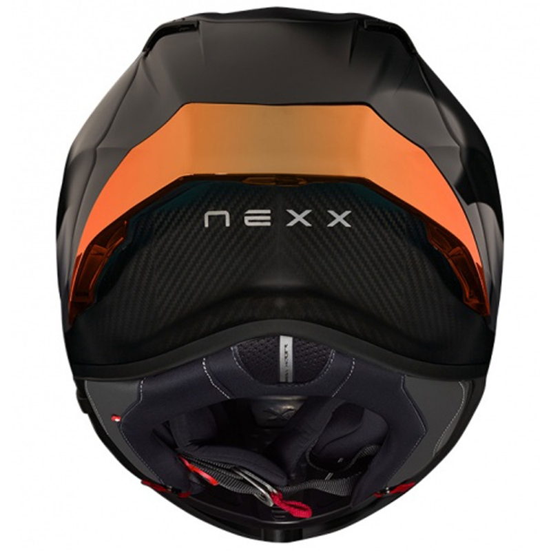Integrální helma na motorku Nexx X.R3R Zero PRO 2 Carbon matná červená