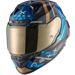 Nexx X.R3R Swirl integraalne mootorratta kiiver türkiissinine