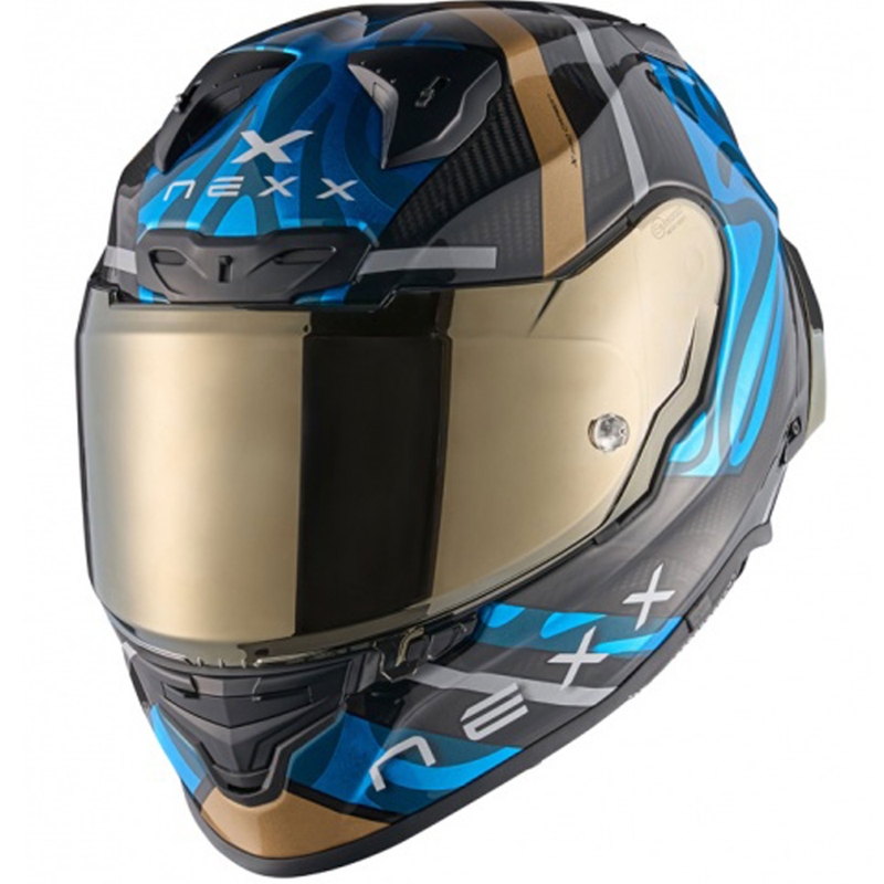 Nexx X.R3R Swirl integraalne mootorratta kiiver türkiissinine